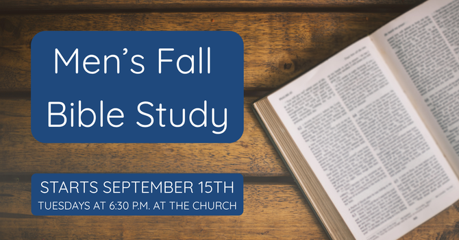 Men's Fall Bible Study