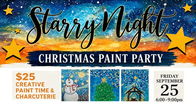 Women's Starry Night Paint Party