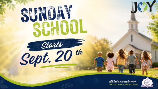 Sunday School is BACK!