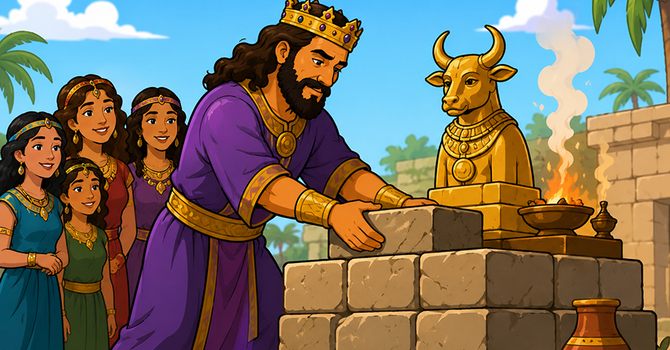 June 16, 1st Kings 9 and 2nd Chronicles 8 image