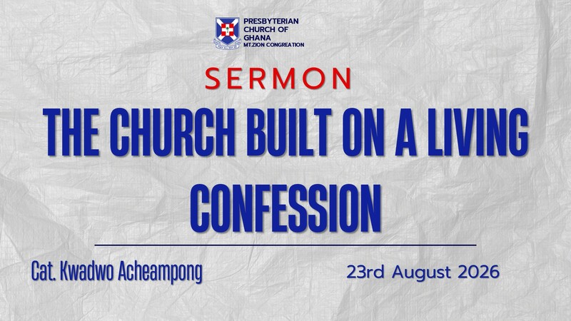 The Church Built on Living Confession
