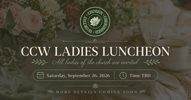 CCW Ladies Luncheon