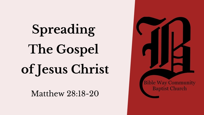 Spreading The Gospel Of Jesus Christ