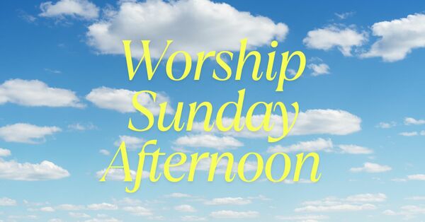Sunday August 30 Service at 3:00 PM