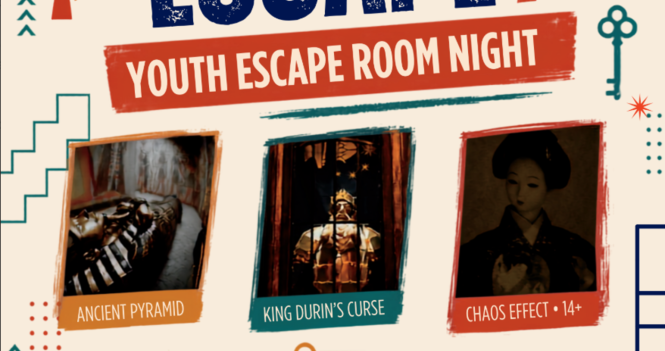 Calgary Lutheran Youth Escape Room Night