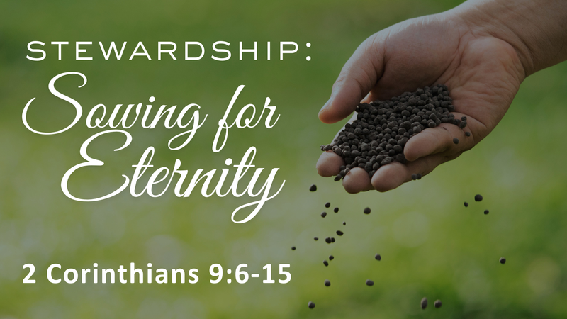 Stewardship: Sowing for Eternity