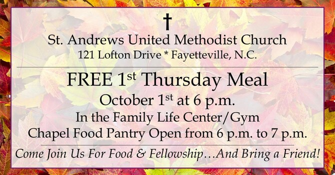 1st Thursday Community Meal