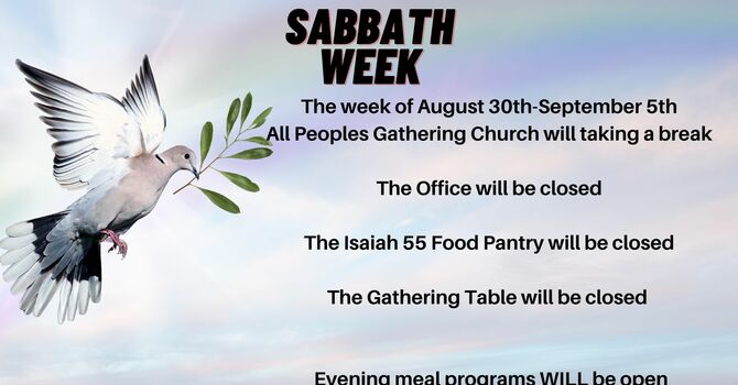 Sabbatical Week
