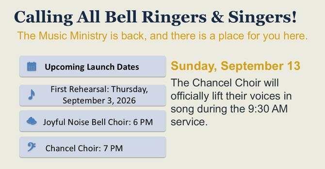 Calling All Bell Ringers & Singers! 