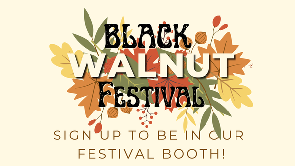 Black Walnut Festival Booth