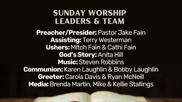 Leading us in Worship