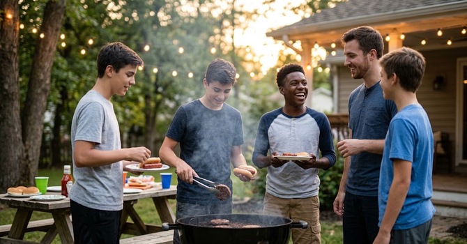 HS Boys Cookout