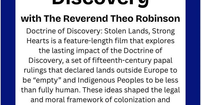 St. Peter's Presents: The Doctrine of Discovery