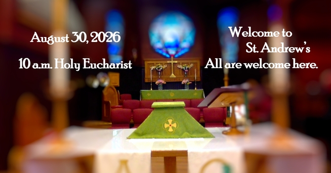 September 30, 2026  10 a.m. Holy Eucharist image