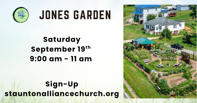 Jones Garden - Outreach