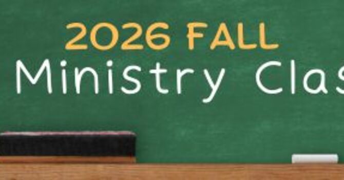 Fall Lay Ministry Classes
