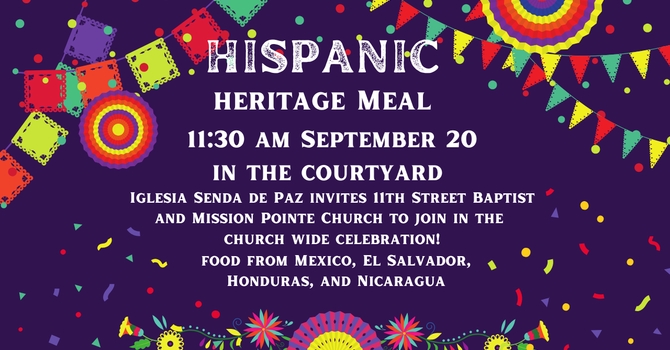 Hispanic Heritage Meal