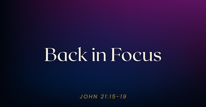 Back in Focus