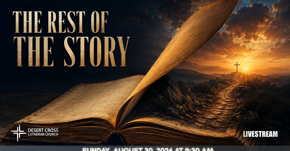 Desert Cross Online Worship -- August 30, 2026