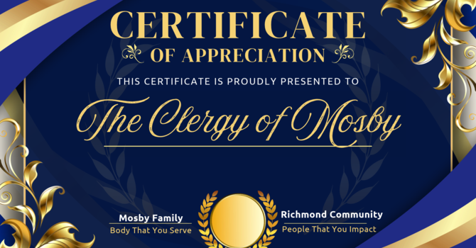Clergy Appreciation Sunday