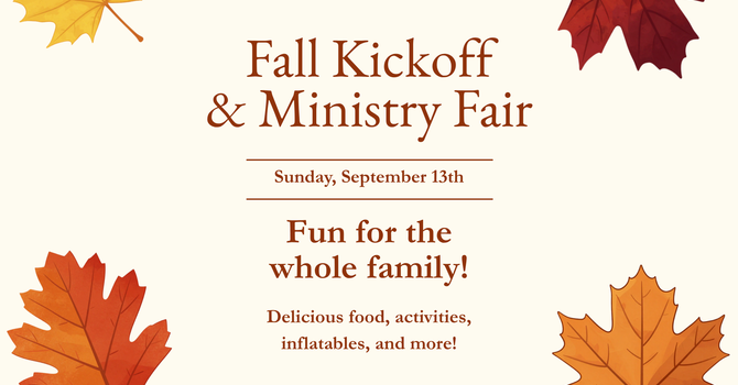 Fall Kickoff & Ministry Fair 