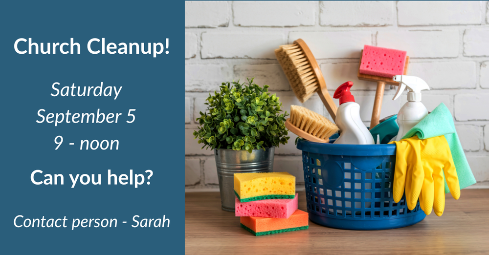 Church cleanup!