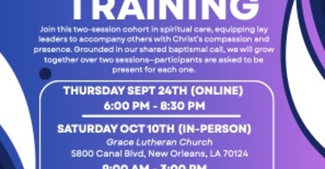 Lay Leaders Spiritual Care Training