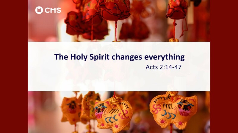 The Holy Spirit Changes Everything