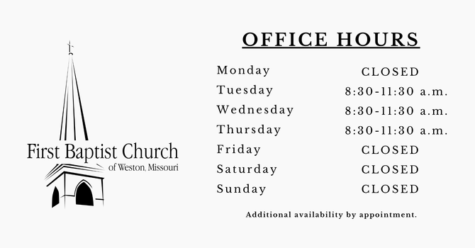 Notice of Office Hours Change image