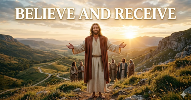 Believe and  Receive image