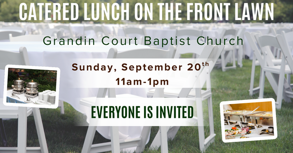 Lunch On The Lawn!