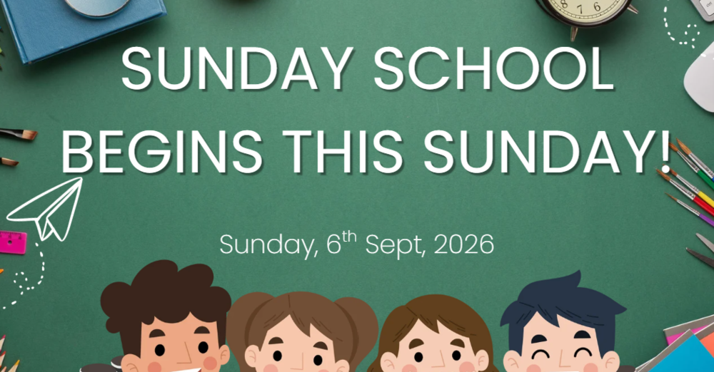 Sunday School Begins