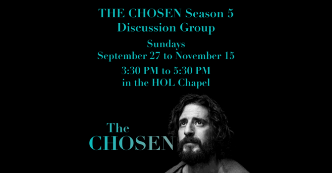 THE CHOSEN Season 5 Discussion Group
