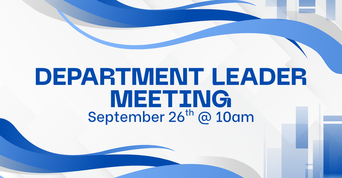 Department Leader Meeting
