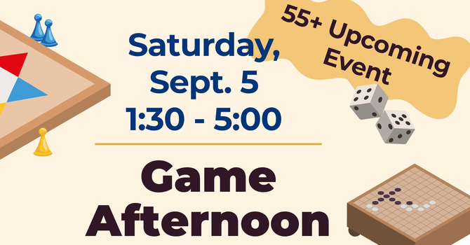 55+ Game Afternoon