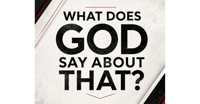 What's Does God Say About That?