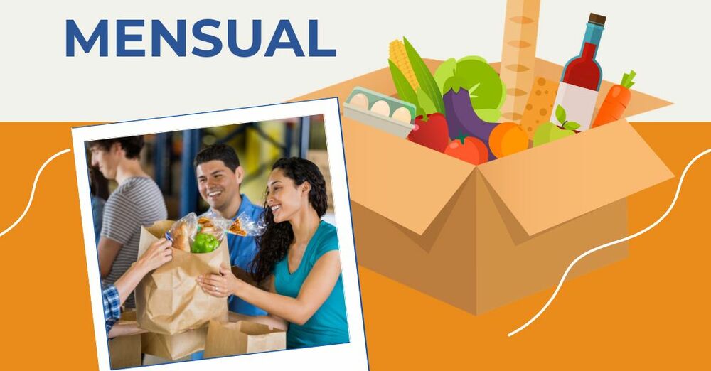 Distribución de despensa mensual