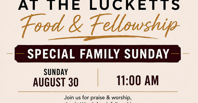 Rebirth at the Lucketts: Food and Fellowship image