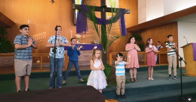 Kids Kingdom Choir Sings in Church