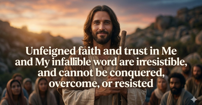 Unfeigned Faith is Irresistible, Unconquerable image