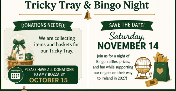 Walsh Memorial Bell Choir Basket Raffle