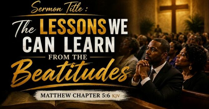 The Lessons We Can Learn From The Beatitudes