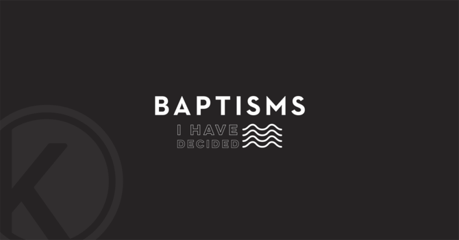 Baptism Sunday