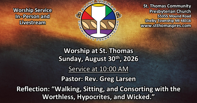 "Walking, Sitting, and Consorting with the Worthless, Hypocrites, and Wicked."