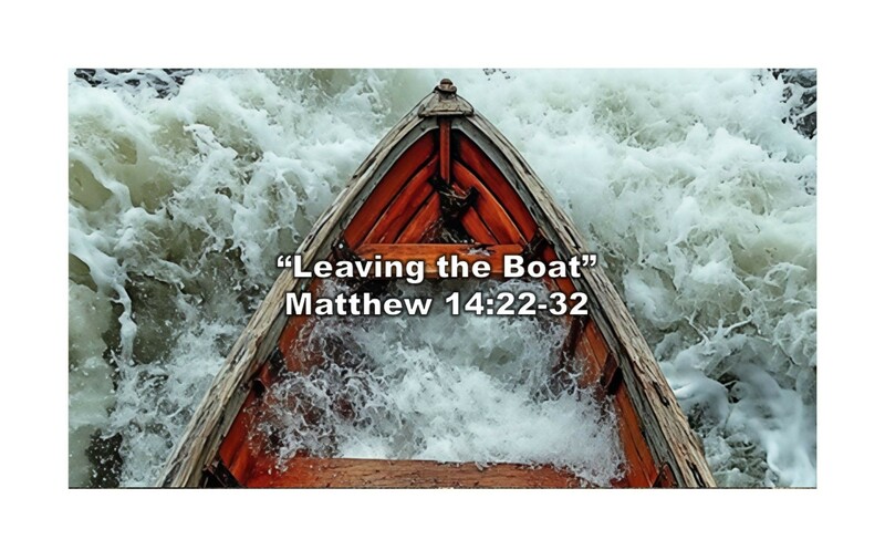 “Leaving the Boat”  