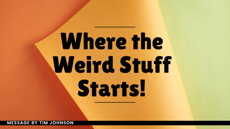 Where the Weird Stuff Starts!