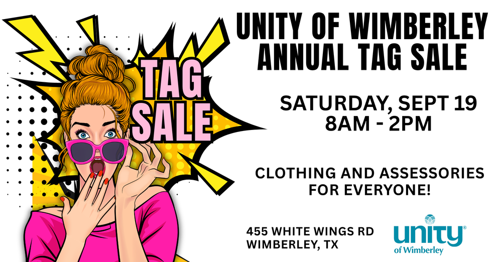 Unity of Wimberley Tag Sale