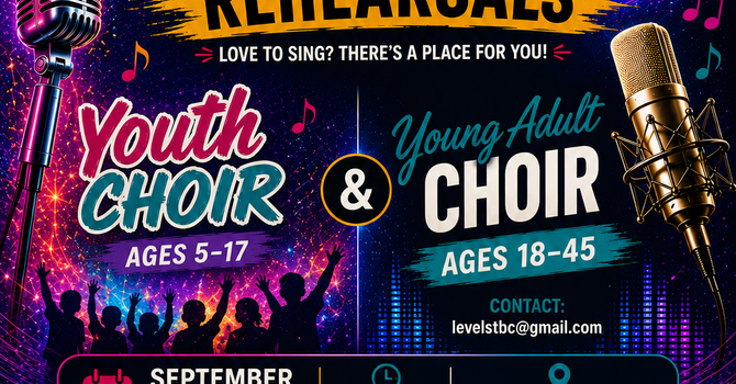 Young Adult and Youth Choir Rehearsal