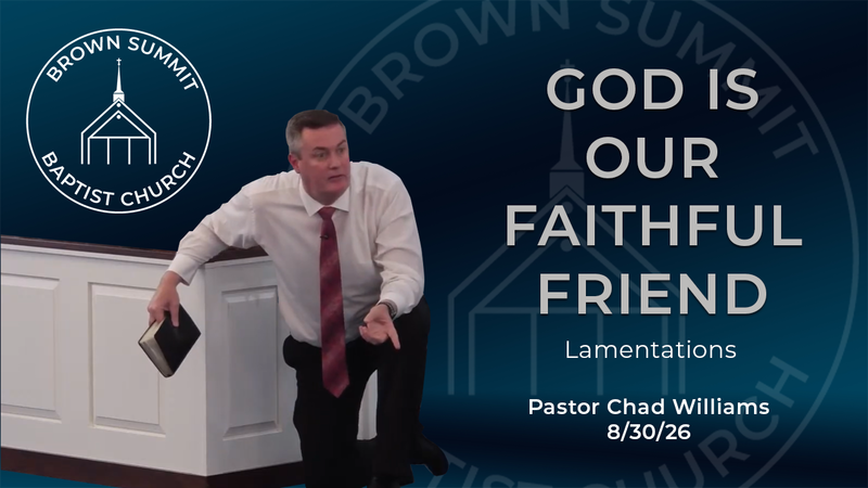 God is our Faithful Friend