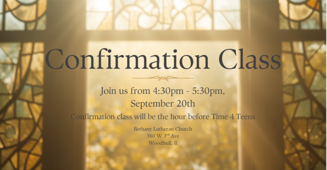 Confirmation Class